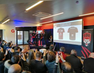 Présentation maillot LOU Rugby BFM